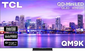TCL QM9K Series 85 inch Ultra HD 4K Smart QLED TV (85QM9K)