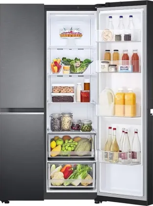 LG GL-B257EMC3 650 L 3 Star Side By Side Refrigerator