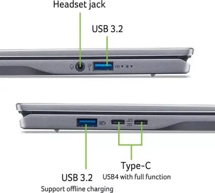 Acer Swift 14 AI SF14-11T-X3RZ Laptop (Snapdragon X Elite Oryon/ 16GB/ 1TB SSD/ Win 11)