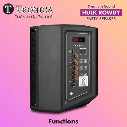 Tronica Hulk Rowdy PartyPal 80W Bluetooth Speaker