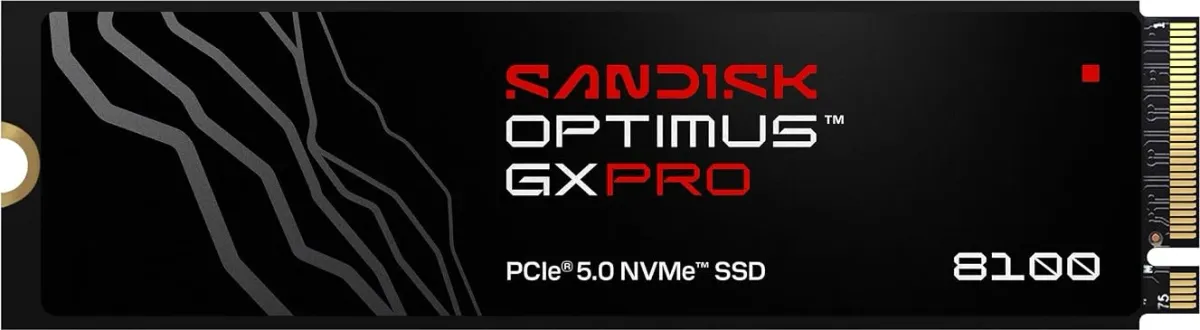 SanDisk выпустила NVMe-накопители Optimus GX PRO 8100 и GX 7100 в Индии