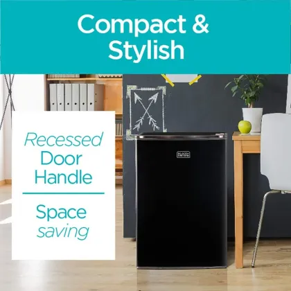 BLACK+DECKER BCRK25B 2.5 Cu Ft Single Door Mini Refrigerator