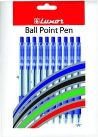 Luxor Sprint Grip Ball Pen Pack of 10