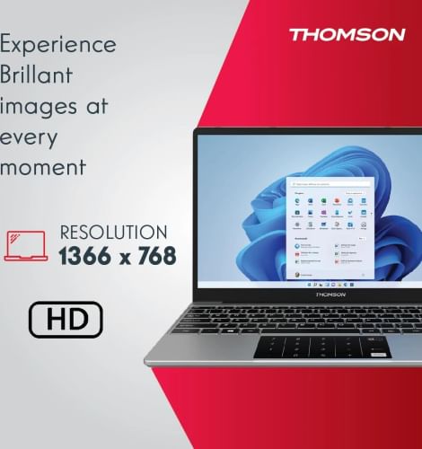 Thomson Neo Series IN-PX14C  Laptop (Intel Celeron N4020/ 4 GB/128 GB SSD/Win11 Home)