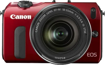 Canon EOS-M Mirrorless (18-55mm IS STM Lens+Speedlite-90x Flash)