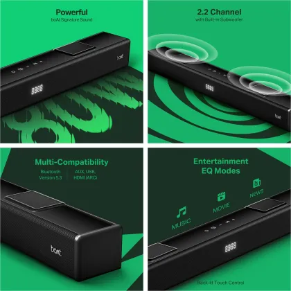 boAt Aavante 2.2 800 80W Bluetooth Soundbar