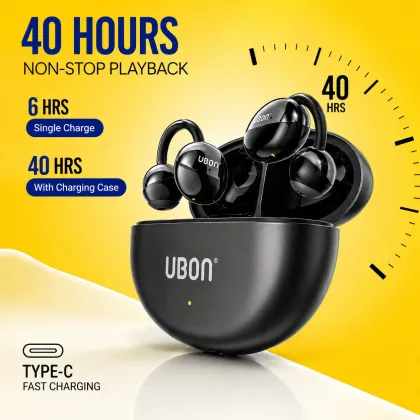 Ubon Ear Clip True Wireless Earbuds