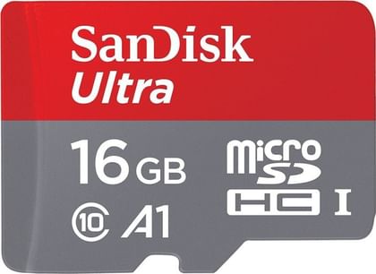 SanDisk Ultra A1 16GB MicroSD Class 10 98MB/s Memory Card
