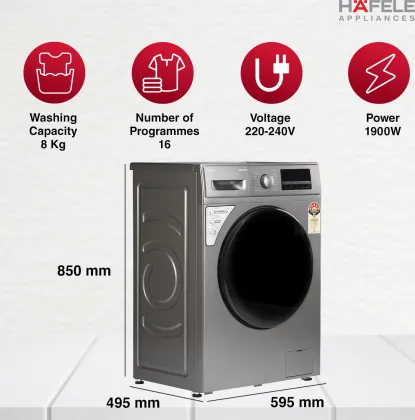 Hafele AMARA 8014W 8 kg Fully Automatic Front Load Washing Machine