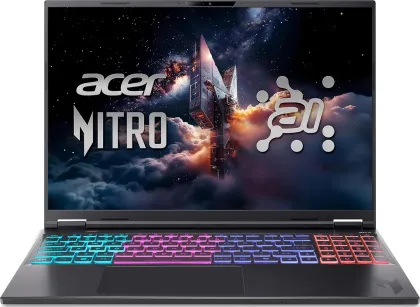 Acer Nitro 16S AI AN16S-61-R7YL Gaming Laptop (| AMD Ryzen AI 7 350/ 16GB/ 1TB SSD/ Win 11/ 8GB RTX 5060)