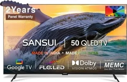 Sansui JSW50UG23Q 50 inch Ultra HD 4K Smart QLED TV