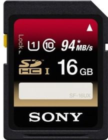 Sony16GB SDHC UHS-1 Class 10 Memory Card (SF16UX/TQN)