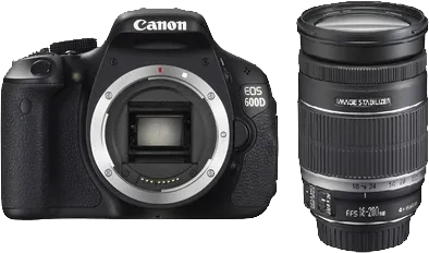 Canon EOS 600D SLR (Kit III EF-S 18-200mm Lens)