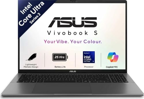 Asus Vivobook S16 2026 S3607AA-SH086WS Laptop (Intel Core Ultra 5 325/ 16GB/ 512GB SSD/ Win11 Home)