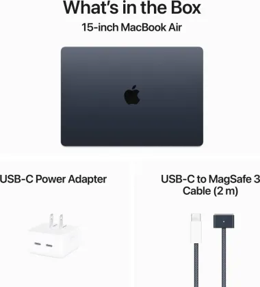Apple MacBook Air 15 2024 Laptop (Apple M3/ 16GB/ 1TB SSD/ macOS)