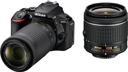Nikon D5600 DSLR Camera (AF-P 18-55mm 70-300mm VR Lens) Price in