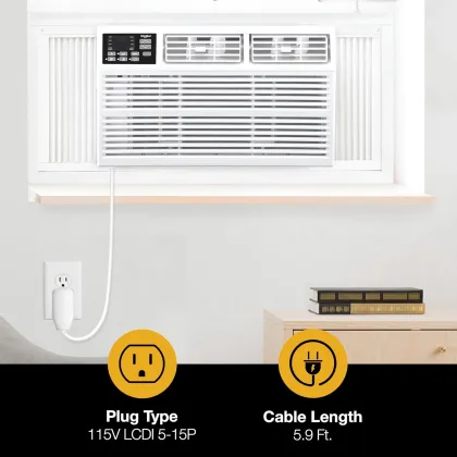 Whirlpool WHAW121CW 12000 BTU 115V Window AC