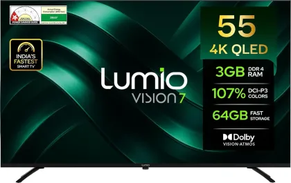 Lumio Vision 7 2026 55 inch Ultra HD 4K Smart QLED TV (FTW3-ADSJ)