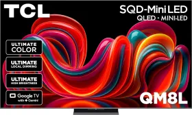 TCL Class QM8L Series 75 inch Ultra HD 4K Smart QLED TV (75QM8L)
