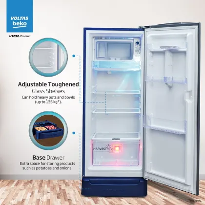 Voltas Beko RDC240B/3W0RBR0MHB00GO 208 L 3 Star Single Door Refrigerator