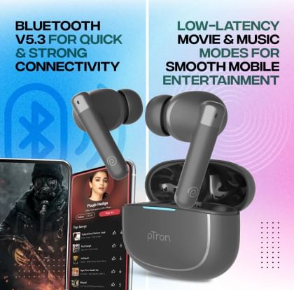pTron Bassbuds Duo Pro True Wireless Earbuds
