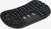Conbre Airpad i8-S Wireless Mini Keyboard with Touchpad for Home Theatre (Black)