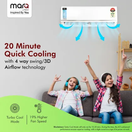 MarQ by Flipakart 105IPG25WQ 1 Ton 5 Star 2025 Inverter Split AC