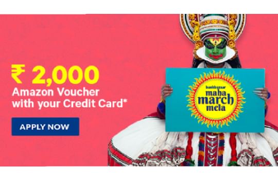 Get Amazon Gift Card Worth of Upto Rs. 2000 with Your Credit Card
