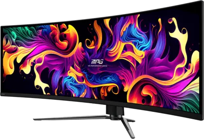 MSI 491CQPX 49 inch Dual QHD QD-OLED Gaming Monitor