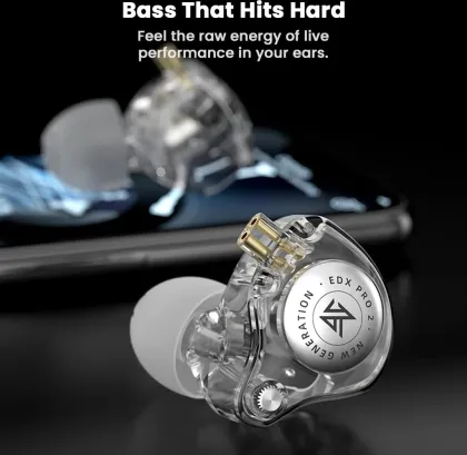 KZ EDX Pro 2 Wired Earphones (Without Mic)