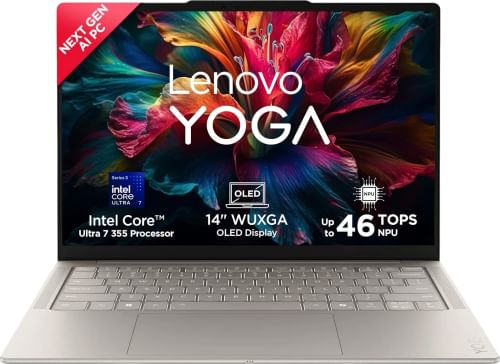 Lenovo Yoga Slim 7 Aura Edition 83QM0048IN AI Laptop (Intel Evo Core Ultra 7 355/ 16GB/ 512GB/ Win11)