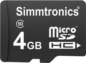 Simmtronics 4GB MicroSDHC Class 10 Memory Card