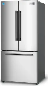 BLACK+DECKER BRF1800GIMS 18 Cu Ft French Door Refrigerator