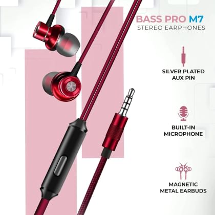 Foxin Bass Pro Plus M7 Wired Earphones