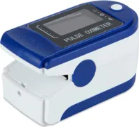 Generic HomePro Fingertip Pulse Oximeter with OLED Display (White/Blue)