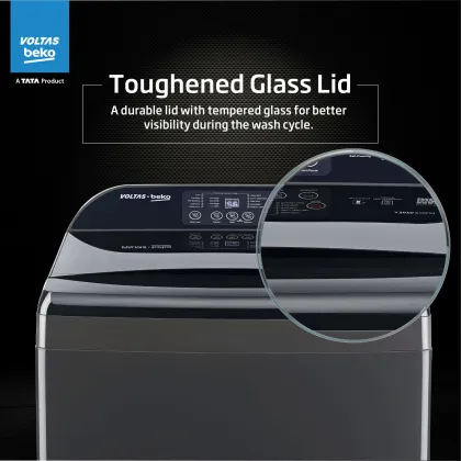 Voltas Beko WTL8006UEAH1 8 Kg Fully Automatic Top Load Washing Machine