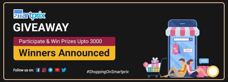 Prizes Upto 3000 For All Shopaholics: Participate & Win - Smartprix Giveaway