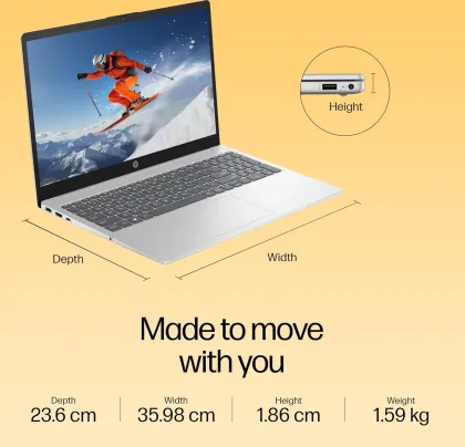 HP 15-fc0390AU Laptop (AMD Ryzen 7 7730U/ 16GB/ 512GB SSD/ Win11 Home)