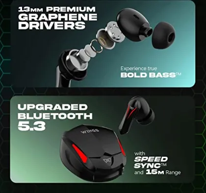 Wings Phantom 540 True Wireless Earbuds