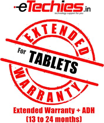 Etechies Tablets 1 Year Extended Accidental Damage Protection For Device Worth Rs 5001 - 8000