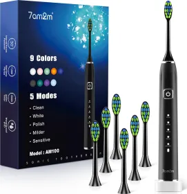 7am2m AM100 Sonic Electric Toothbrush