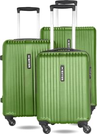 KILLER  Hard Body Set of 3 Luggage 4 Wheels - STRING- Olive Green