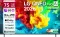 LG evo AI QNED82 75 inch Ultra HD 4K Smart Mini LED TV (75QNED82BLA)
