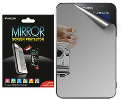 Amzer 89294 Mirror Screen Protector with Cleaning Cloth for Samsung Galaxy Tab GT-P1000