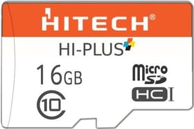 Hitech Hi-Plus 16GB MicroSDHC Memory Card (Class 10)