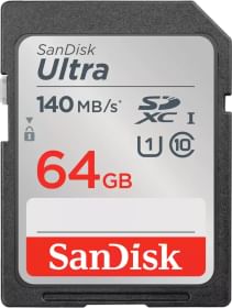 SanDisk Ultra 64 GB SDHC UHS Class 10 Memory Card