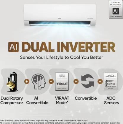 LG US-Q18JNXE1 1.5 Ton 3 Star 2025 Inverter Split AC