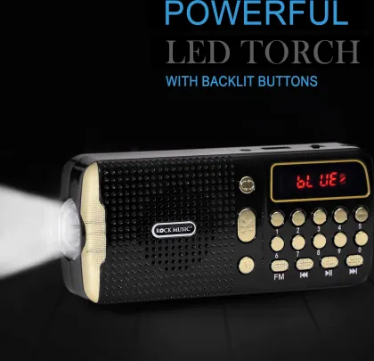 Fire Turtle Block Pocket FM Radio Bluetooth Speaker