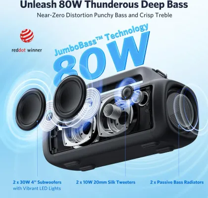 EarFun UBOOM X 80W Bluetooth Speaker