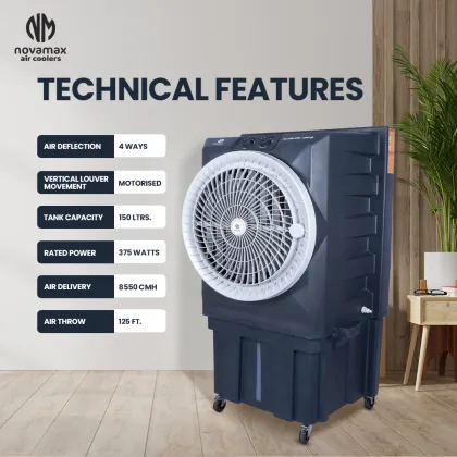 Novamax Rambo Plus 150 L Desert Air Cooler